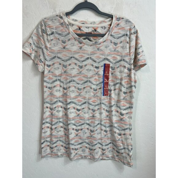Mossimo Sz Large Inside Out Look Southwestern Print Tee Shirt T Shirt NWT - Picture 1 of 6